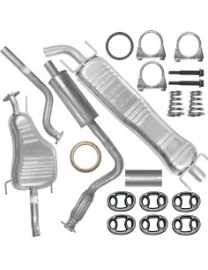 Zestaw tłumików Opel Astra G II 2 03.1998-12.2009 2.0 DTI 2.2 DTI Sedan