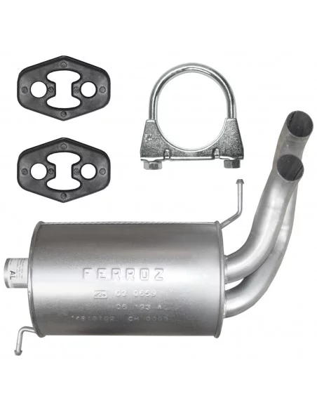 Tłumik końcowy Volkswagen Sharan 1 I 01.1998-03.2010 1.9 TDI 2.0 TDI