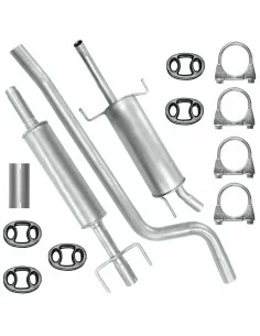 Zestaw tłumików Opel Astra G II 2 03.1998-12.2009 1.2 Sedan