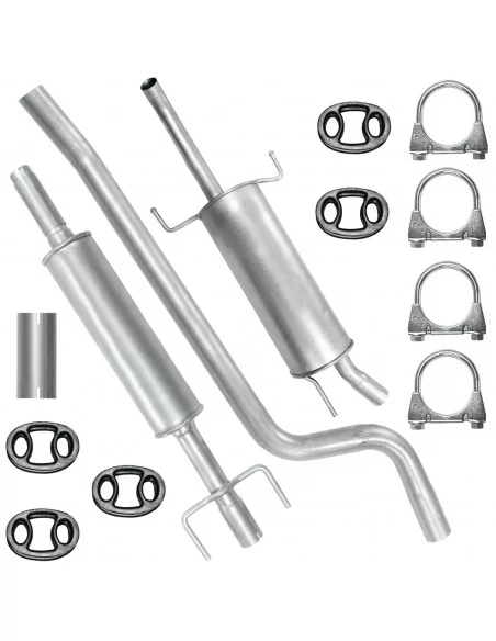 Zestaw tłumików Opel Astra G II 2 03.1998-12.2009 1.2 Sedan