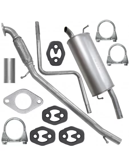 Zestaw tłumików Ford Fiesta V 5 MK5 11.2001-06.2008 1.25 1.4 Hatchback