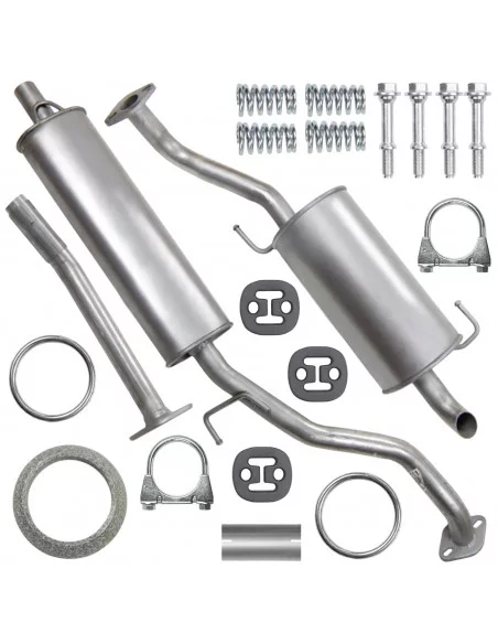 Zestaw tłumików Nissan Micra 3 III K12 11.2002-11.2003 1.0 1.2 1.4 Hatchback