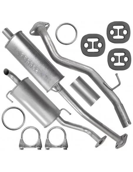 Zestaw tłumików Nissan Micra 3 III K12 12.2003-04.2005 1.0 1.2 1.4 Hatchback