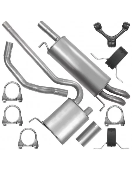Zestaw tłumików Volkswagen Passat B5 FL 10.2000-06.2005 1.9 TDI Sedan Kombi Variant Zestaw tłumików Volkswagen Passat B5 FL 10.2000-06.2005 1.9 TDI Sedan Kombi Variant