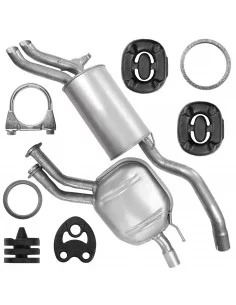 Zestaw tłumików Mercedes 280 300 320 W124 12.1984-06.1995 2.8 3.0 3.2 Sedan