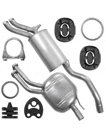 Zestaw tłumików Mercedes 260 300 W124 C124 T124 12.1984-06.1995 2.6 3.0 Sedan Coupe