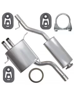 Zestaw tłumików Mercedes C180 C200 CL203 03.2001-05.2008 1.8 2.0 Sedan Kombi Coupe