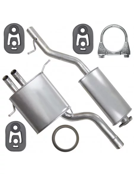 Zestaw tłumików Mercedes C180 C200 CL203 03.2001-05.2008 1.8 2.0 Sedan Kombi Coupe