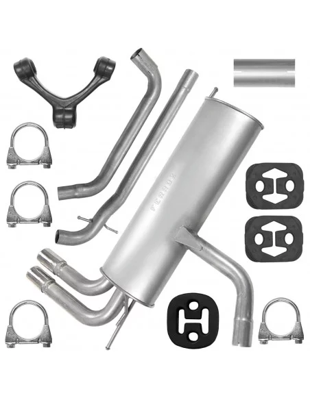 Zestaw tłumików Seat Leon II 2 1P1 05.2005-08.2013 2.0 TDI