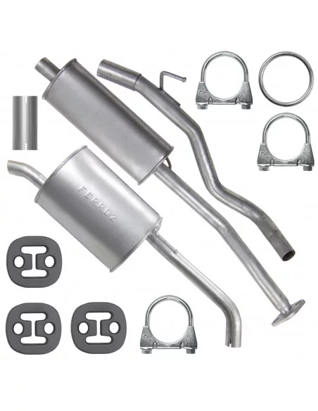 Zestaw tłumików Nissan Micra Micra C+C 3 III K12 05.2005-12.2010 1.2 1.4 Hatchback Cabrio C+C