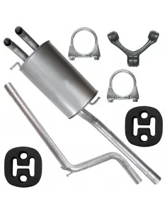 Zestaw tłumików Volkswagen Caddy III 3 2K 04.2004-05.2015 1.9 TDI