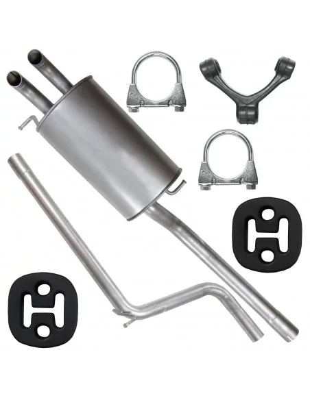 Zestaw tłumików Volkswagen Caddy III 3 2K 04.2004-05.2015 1.9 TDI