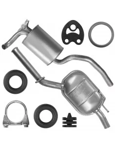 Zestaw tłumików Mercedes 190 W201 10.1982-08.1993 2.0i 2.0 D