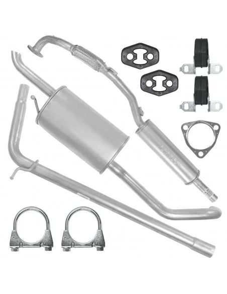 Zestaw tłumików Skoda Fabia I 1 6Y 12.1999-12.2007 1.2i Hatchback