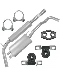 Zestaw tłumików Volkswagen Polo III 3 6N 6N2 10.1994-10.2001 1.4 TDI 1.7 SDI 1.9 SDI Hatchback