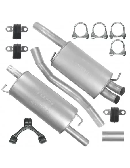 Zestaw tłumików Volkswagen Transporter T5 5 V 04.2003-08.2015 1.9 TDI Skrzynia SWB