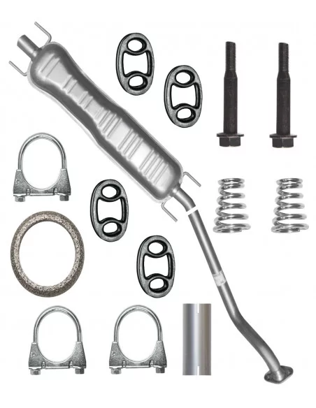 Tłumik środkowy Opel Astra G II 2 03.1998-12.2009 1.6i 8V 1.6i 16V 1.8I 16V 2.0i 16V Hatchback Sedan Kombi Coupe