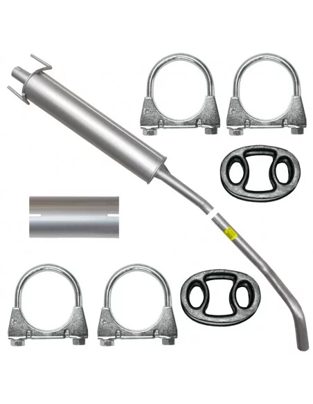 Tłumik środkowy Opel Corsa C III 3 09.2000-12.2006 1.2 16V 1.4 16V Hatchback