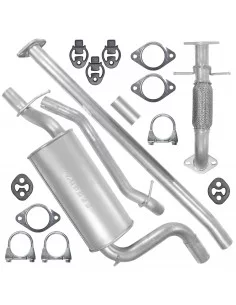 Zestaw tłumików Ford Focus II 2 MK2 09.2004-09.2011 1.6 TDCI Hatchback