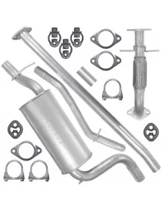 Zestaw tłumików Ford Focus II 2 MK2 09.2004-09.2011 1.6 TDCI Sedan