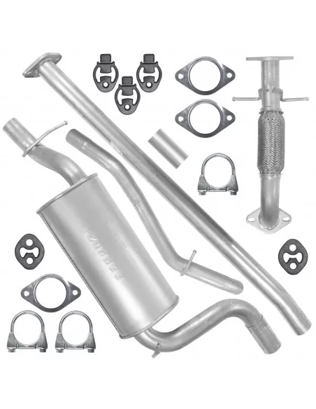 Zestaw tłumików Ford Focus II 2 MK2 09.2004-09.2011 1.6 TDCI Sedan