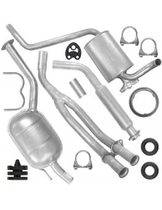 Zestaw tłumików Mercedes 190 W201 12.1984-08.1993 1.8 2.0 Sedan