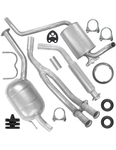 Zestaw tłumików Mercedes 190 W201 12.1984-08.1993 1.8 2.0 Sedan