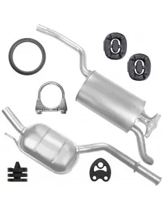 Zestaw tłumików Mercedes 200 200D 230 250 W124 12.1984-06.1995 2.0D 2.0 i 2.3 2.5 D Sedan