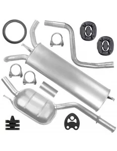 Zestaw tłumików Mercedes 200 200D 230 250 T124 S124 12.1984-06.1995 2.0D 2.0 i 2.3 2.5 D Kombi