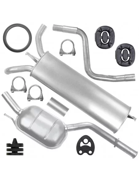 Zestaw tłumików Mercedes 200 200D 230 250 T124 S124 12.1984-06.1995 2.0D 2.0 i 2.3 2.5 D Kombi