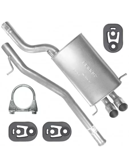 Zestaw tłumików Mercedes C-Klasse C 200 C 220 W203 T203 S203 10.2000-02.2007 2.2 CDI Sedan Kombi