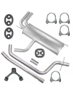 Zestaw tłumików Seat Leon II 2 1P1 05.2005-08.2013 1.6 TDI 1.9 TDI Hatchback