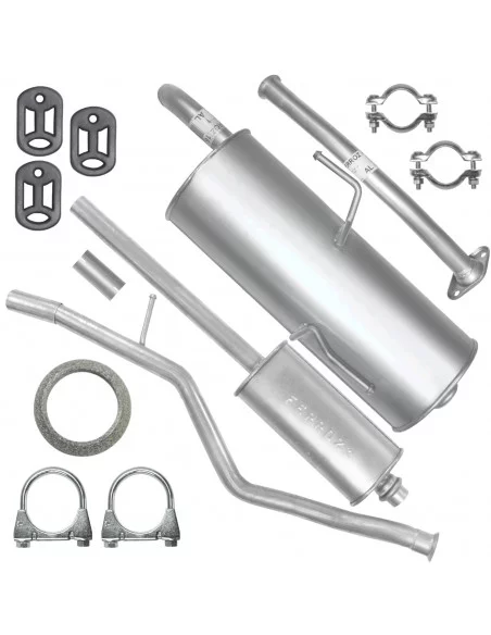 Zestaw tłumików Peugeot 206 CC 01.1998-12.2009 1.6 CC Cabrio Zestaw tłumików Peugeot 206 CC 01.1998-12.2009 1.6 CC Cabrio
