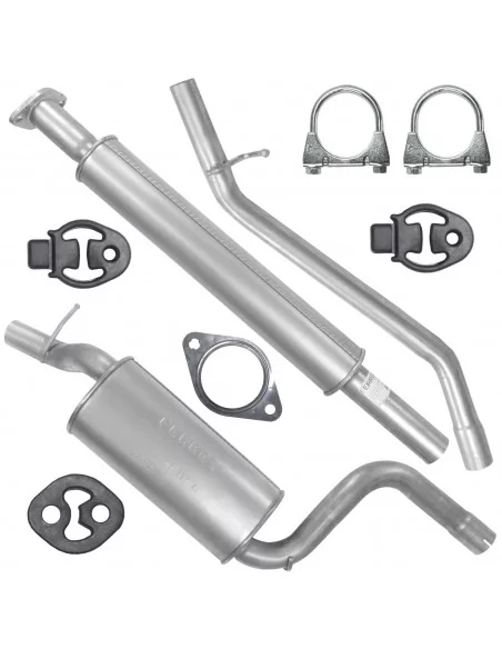 Zestaw tłumików Ford Focus II 2 MK2 09.2004-09.2011 2.0 TDCI Kombi DPF Zestaw tłumików Ford Focus II 2 MK2 09.2004-09.2011 2.0 TDCI Kombi DPF