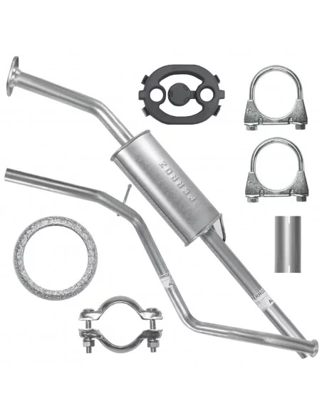 Tłumik środkowy Citroen C4 I 1 01.2004-06.2008 1.6 16V Hatchback Coupe