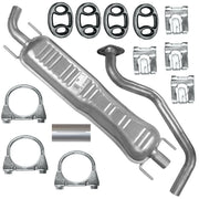 Ferroz Tłumik końcowy do Opel Zafira A I 1 1999 - 2005 1.6i 16V 1.8I 16V 2.0i 16V_1