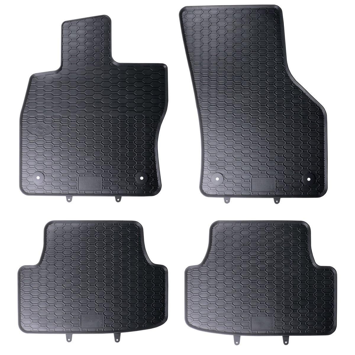 Dywaniki gumowe Geyer&Hosaja czarne do SEAT LEON 3 III Hatchback Kombi ST 2012 - 2020_2