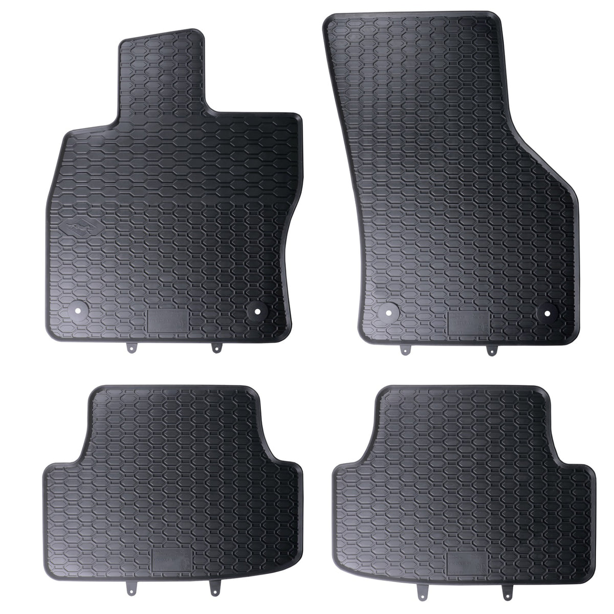 Dywaniki gumowe Geyer&Hosaja czarne do SKODA OCTAVIA 3 III Liftback Sedan Kombi 2013 - 2020_2