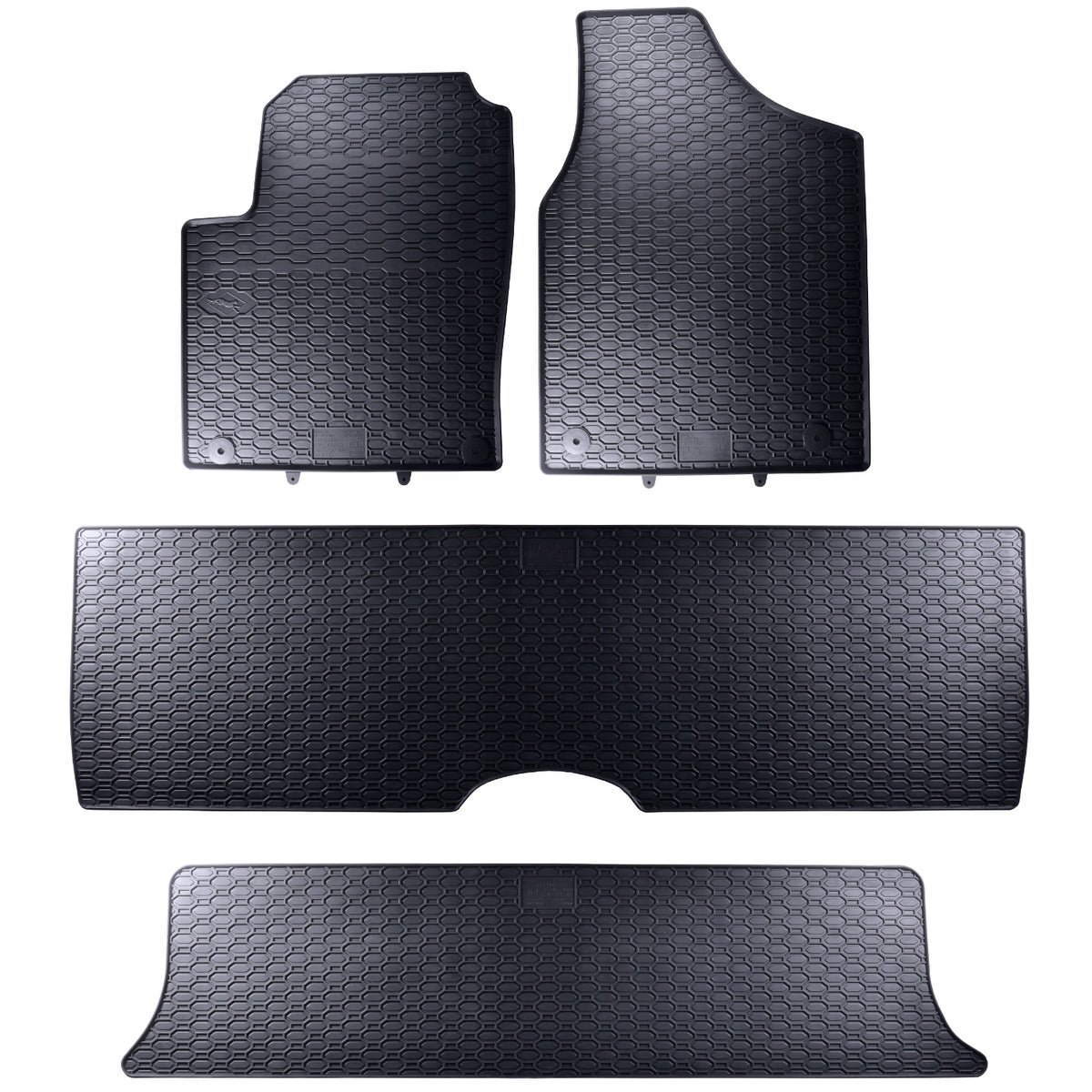 Dywaniki gumowe Geyer&Hosaja czarne do SEAT ALHAMBRA 1 I VAN 1997 - 2010_2