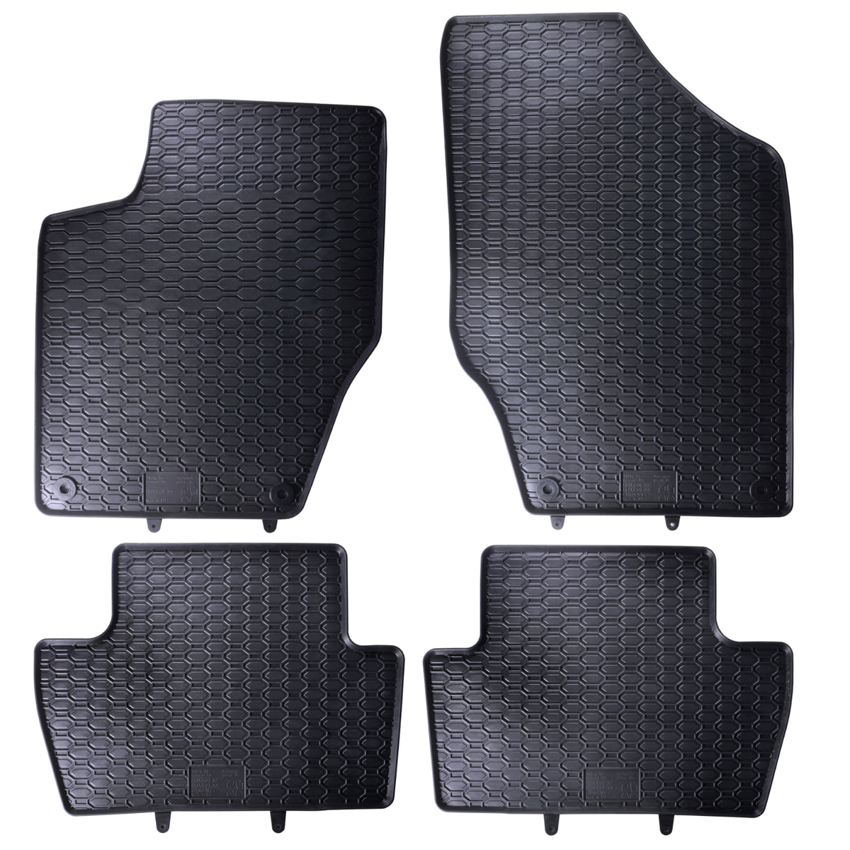 Dywaniki gumowe Geyer&Hosaja czarne do PEUGEOT 307 1 I Hatchback Kombi SW 2002 - 2007_2