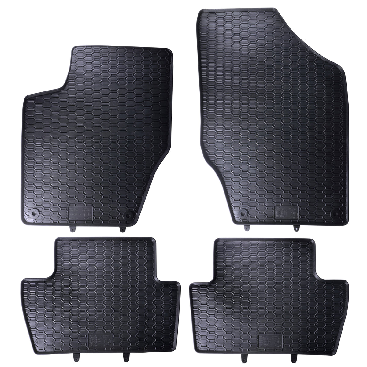 Dywaniki gumowe Geyer&Hosaja czarne do PEUGEOT 308 1 I Hatchback Kombi SW 2007 - 2014_2