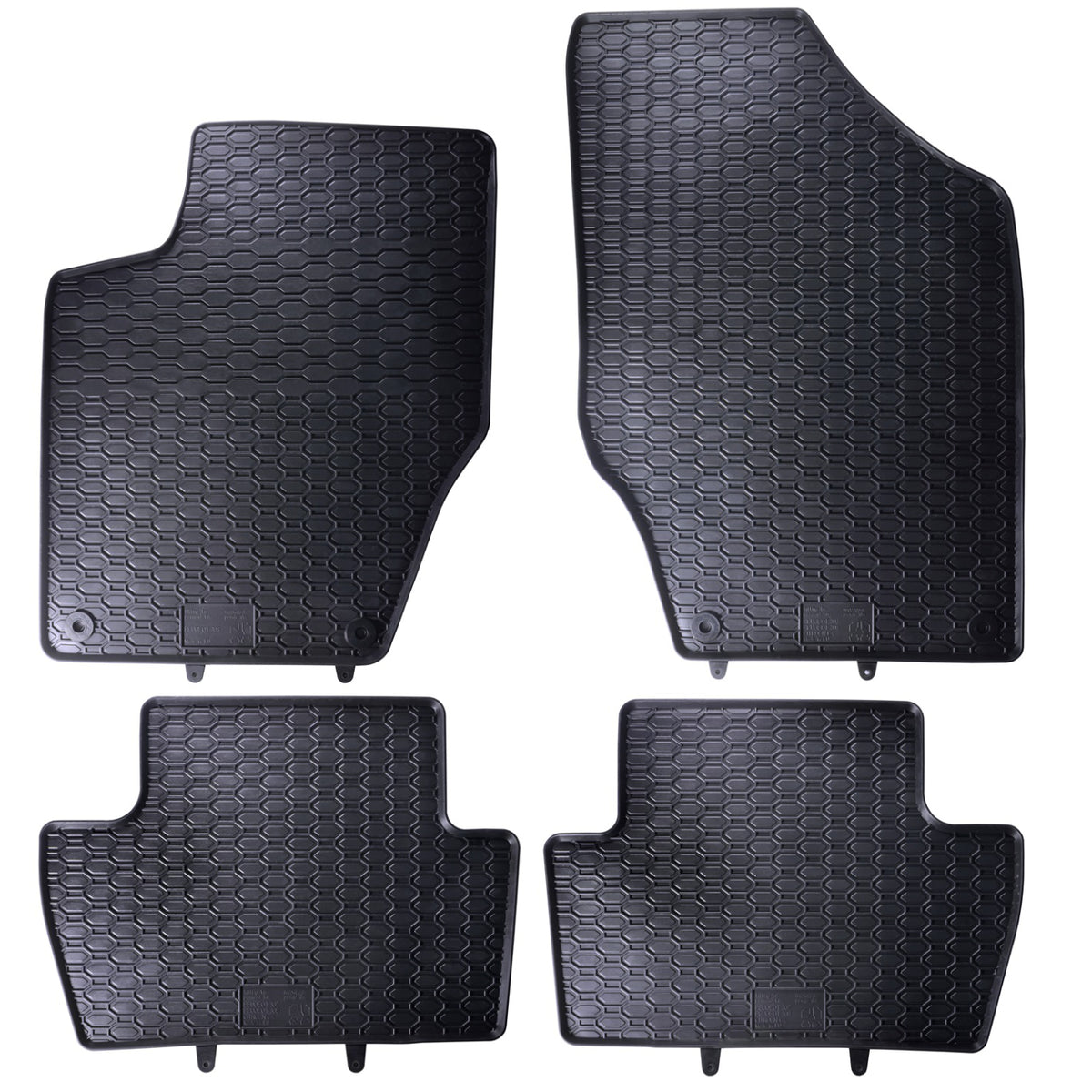 Dywaniki gumowe Geyer&Hosaja czarne do CITROEN C4 1 I Hatchback Sedan Coupe 2004 - 2012_2
