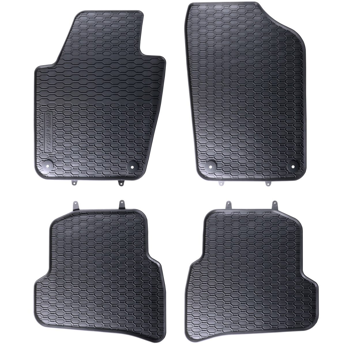 Dywaniki gumowe Geyer&Hosaja czarne do VOLKSWAGEN POLO 5 V 6R Hatchback 2009 - 2017_2