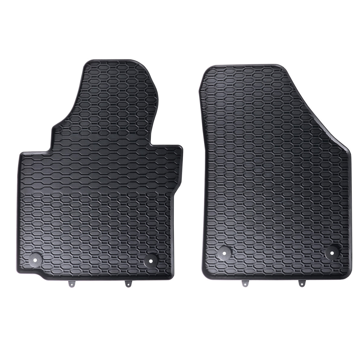 Dywaniki gumowe Geyer&Hosaja czarne do VOLKSWAGEN CADDY 3 III Van Bus 2004 - 2015_2