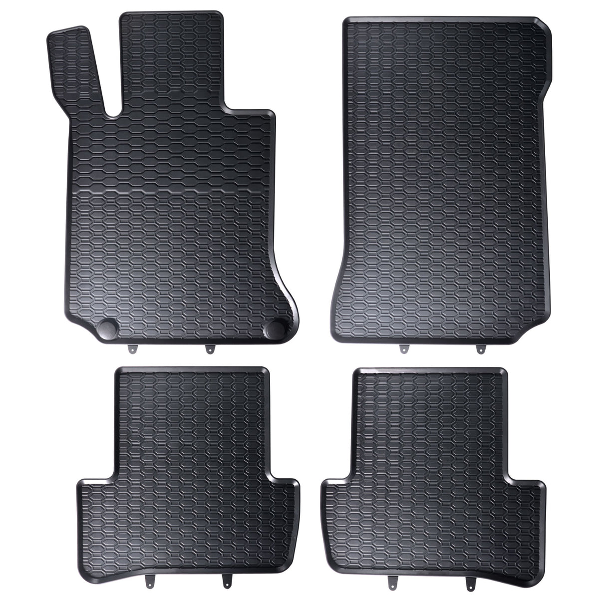 Dywaniki gumowe Geyer&Hosaja czarne do MERCEDES-BENZ C W204 Sedan Kombi T-Modell 2007 - 2014_2