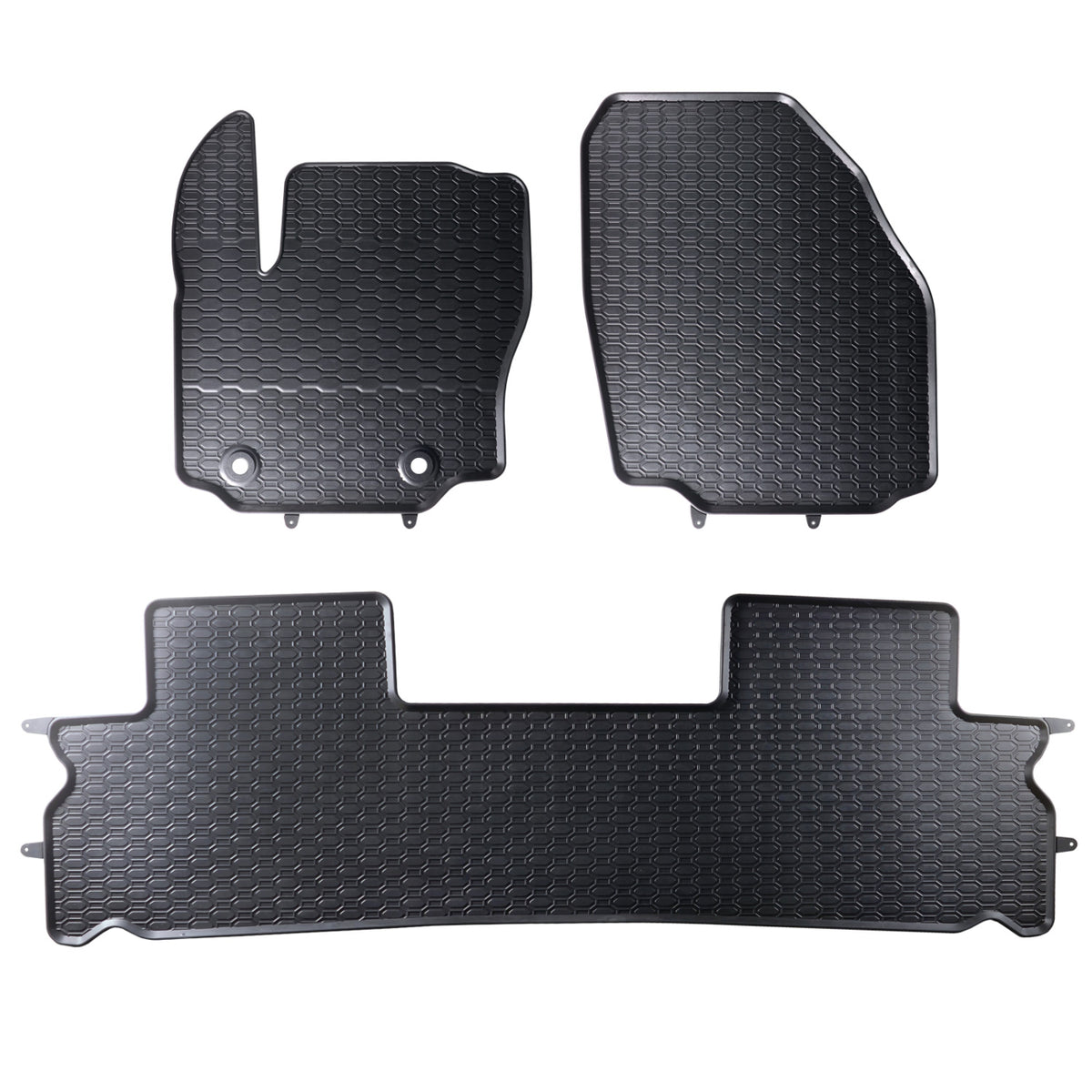 Dywaniki gumowe Geyer&Hosaja czarne do FORD GALAXY 2 II MK2 Van 2006 - 2015_2