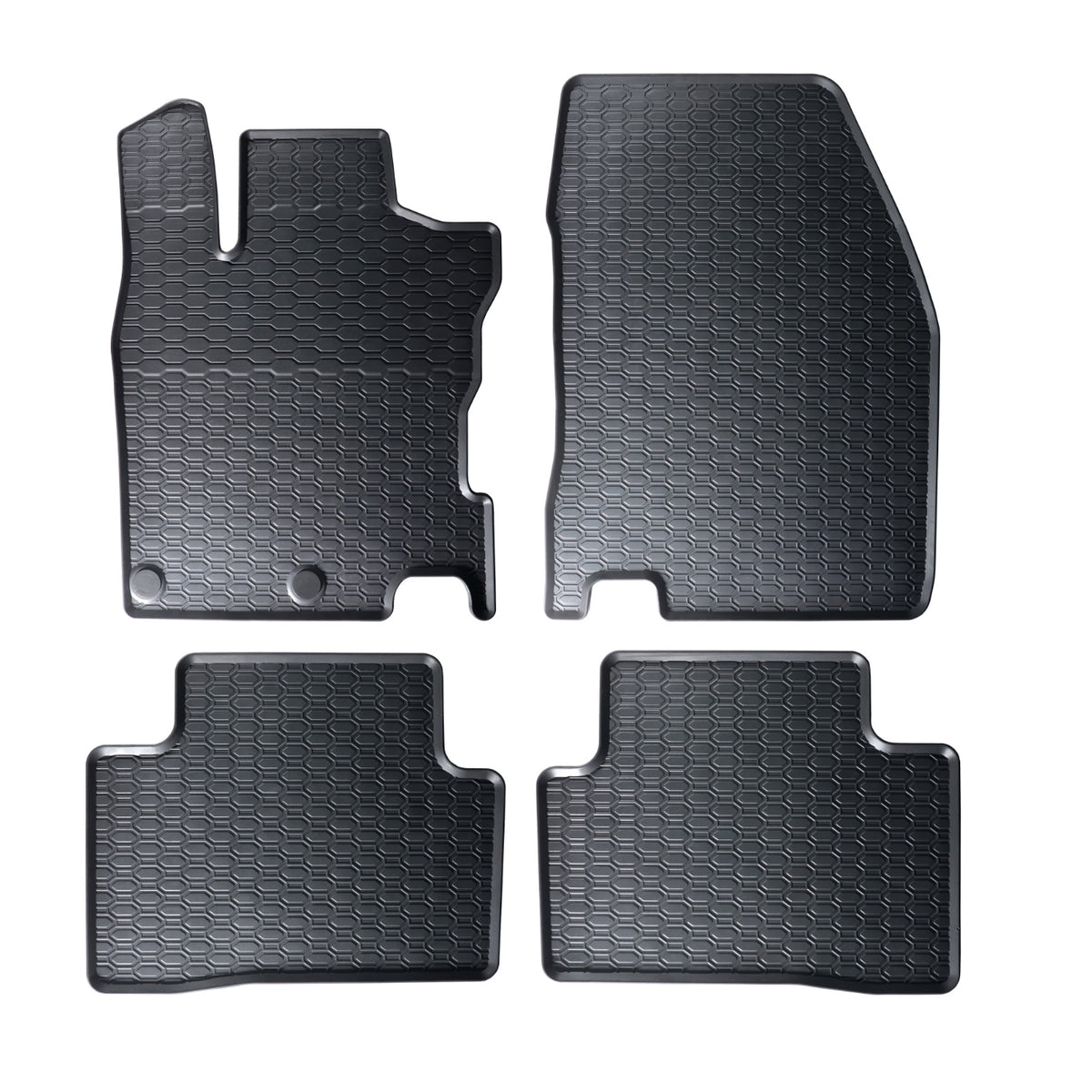 Dywaniki gumowe Geyer&Hosaja czarne do NISSAN QASHQAI 2 II SUV 2014 - 2021_2