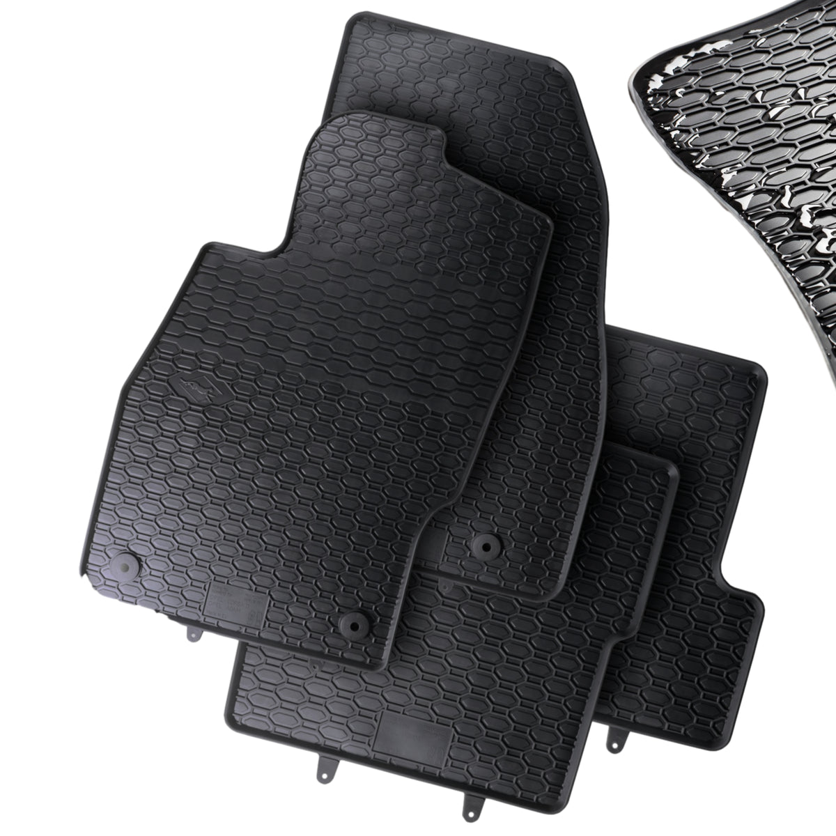 Dywaniki gumowe Geyer&Hosaja czarne do OPEL CORSA 5 V E Hatchback 2014 - 2019_2