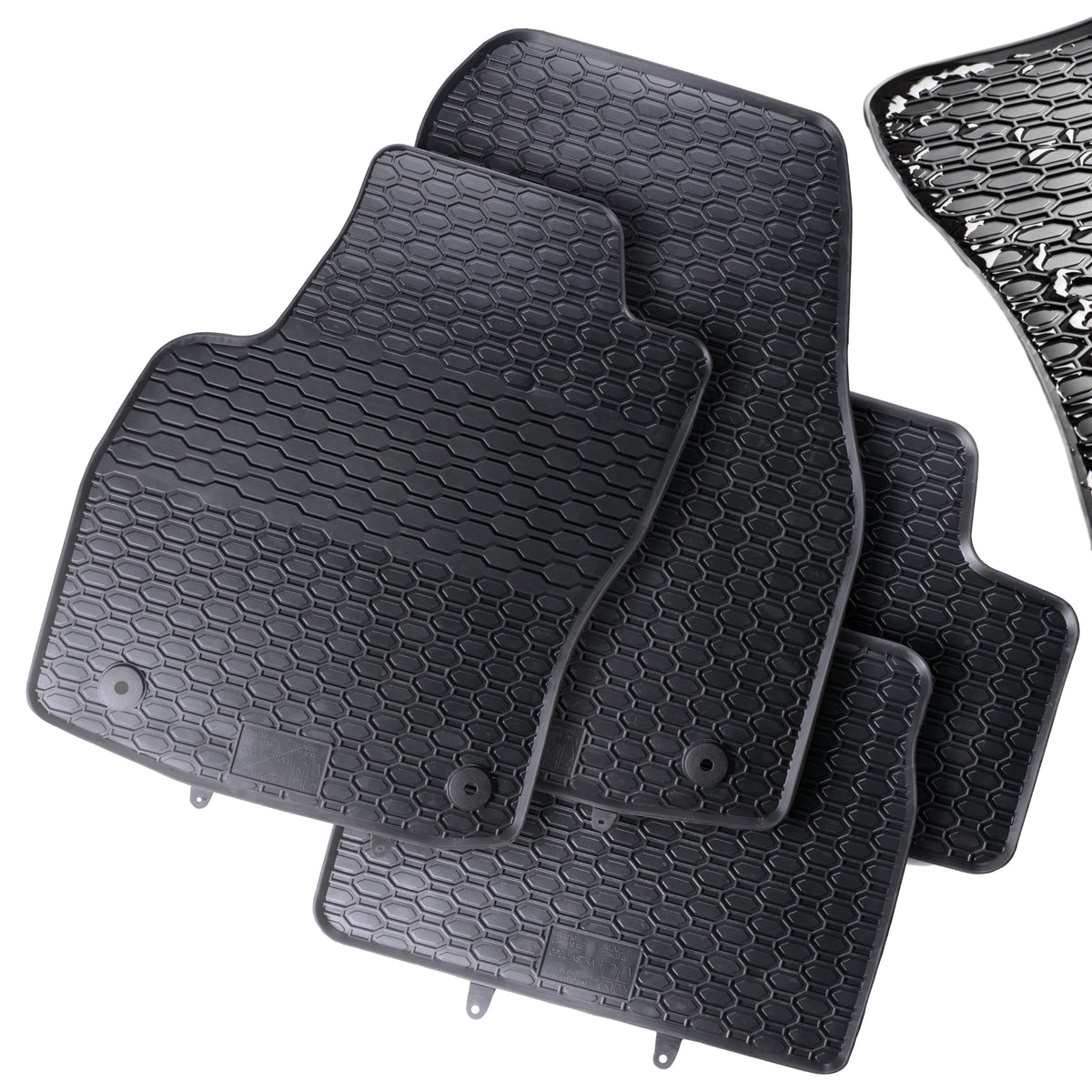 Dywaniki gumowe Geyer&Hosaja czarne do OPEL ASTRA 3 III H Hatchback Kombi Cabrio TwinTop 2004 - 2011_2