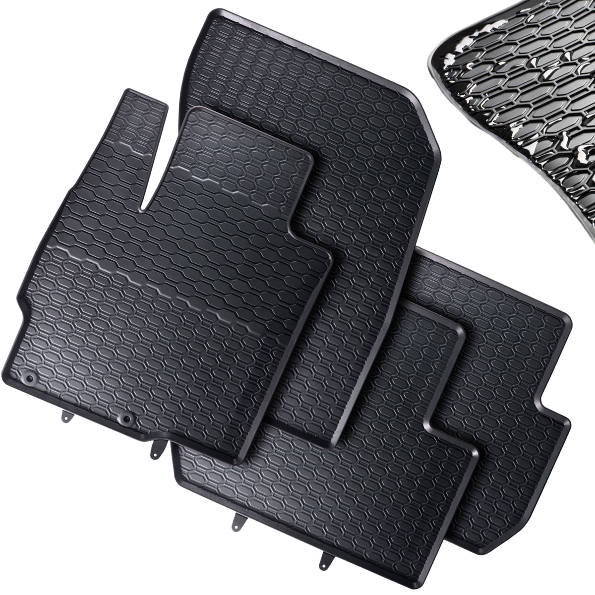 Dywaniki gumowe Geyer&Hosaja czarne do CITROEN C4 AIRCROSS 1 I SUV 2012 - 2017_2